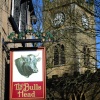 The Bulls Head and Church of Hayfield
