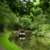The Huddersfield Canal at Mossley, Greater Manchester