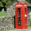 The red telephone box.  Still very English