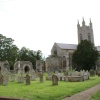 Bungay Priory Ruins in the churchyard