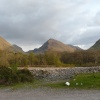 Looking from the Red Squirrel campsite into Glencoe