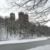 Durham from Prebends Bridge. Winter