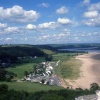 Llansteffan Green from Llansteffan Castle