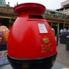One of a display of painted eggs at Covent Garden, Easter 2012