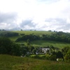 Looking down at Plush, Dorset