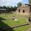 Roman baths ruins and the Jewry Wall
