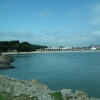 Looking across to Barry Pleasure Park