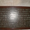 Bradford-On-Avon, plaque in the Saxon Church