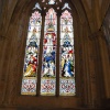 Dorchester-On-Thames, stained glass window in the Abbey
