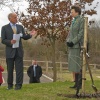 HRH Princess Anne visiting Godmersham, Kent.