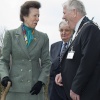 HRH Princess Anne visiting Godmersham, Kent.