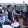 Pipe band at the Castle Esplanade