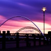 Tyne bridges at dusk
