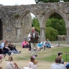 Falconry at the Abbey Cloisters