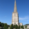 Painswick - St. Mary's Church  and Yard and Yew Trees - June, 2003