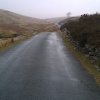 Long winding Brecon road.