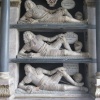 Right Half: Monument to the Fettiplace's in St. Mary's Church, Swinbrook