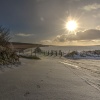Exmoor landscape Sunny footprints