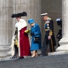 The Queen and Prince  Philip Accompanied by The Lord Mayor of London