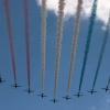 Red Arrows at the Festival of speed,Goodwood Park