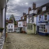 EARLY MORNING VIEW OF QUAY HILL,LYMINGTON