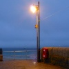 Dusk descends on West Pier.