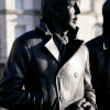 Paul. Detail from the Beatles statue, Pier Head, Liverpool.