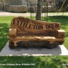 Village Green Seat, Littleton Drew, Wiltshire 2015