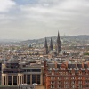 Overlooking the city of Edinburgh