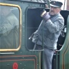 A GWR steam train at Winchcombe