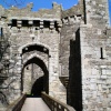 The Main gate Beaumaris Castle, Beaumaris