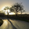 A Country Road near Ashford-in-the-Water, Derbyshire