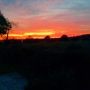 Sunset from Brakefield farm Willisham Suffolk