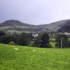 Shropshire hills near Onibury