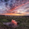 SUNSET FROM ASHDOWN FOREST