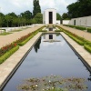 Pools at the Cambridge American Cemetery