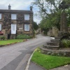 The Old Village Fountain and Fountain Cottage in Cawthorne