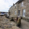 Old Fisherman's Cottages on Mousehole Quayside