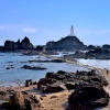 At Jersey's Southwest Corner is La Corbière Lighthouse, which is Accessible by a Footpath at Low Tide