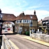 The Sandwich Toll Bridge Over the River Stour and Fisherman's Wharf