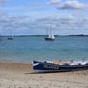Langstone Sailing Club's Pilot Gig Boat at the Hayling Island RNLI Event