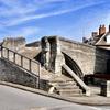 Crowland, Lincolnshire.  Trinity Bridge