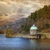 Garreg Ddu Dam, sunset