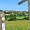 Offa's Dyke footpath at Newcastle on Clun