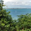 View from the footpath towards Old Harry Rocks near Studland, Dorset.