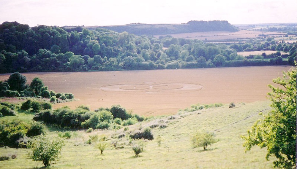 Photograph of Crop Circles at Barton Le Clay