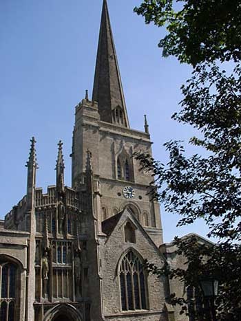 A picture of Burford Church