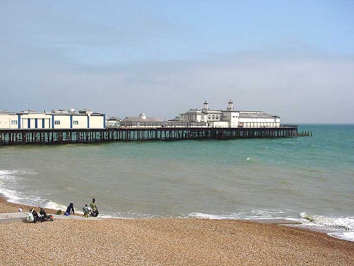 The pier at Hastings, Sussex