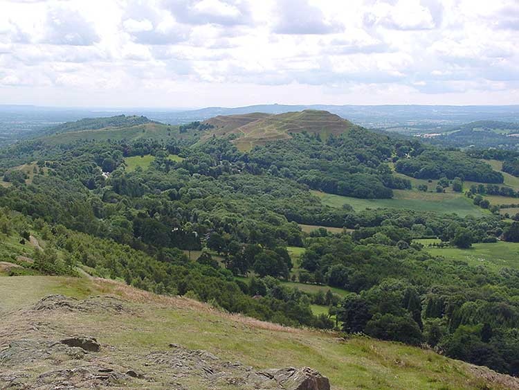 View of the british camp, part of the Malvern hills photo by poe