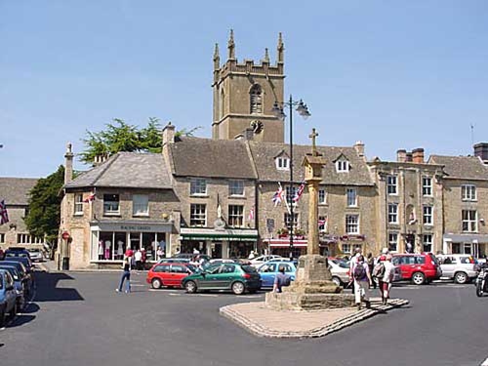 Photograph of Stow-on-the-Wold, one of the most popular cotswolds towns.